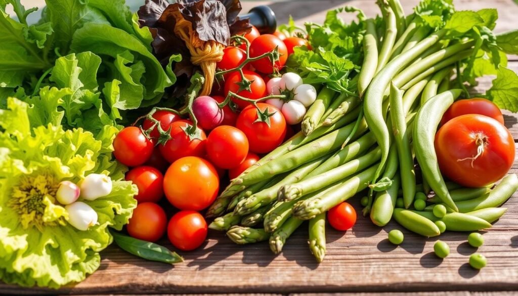 fresh spring ingredients