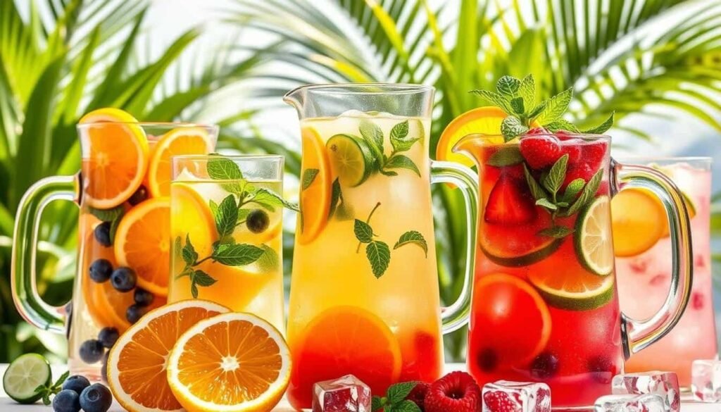 fruit-infused detox drinks
