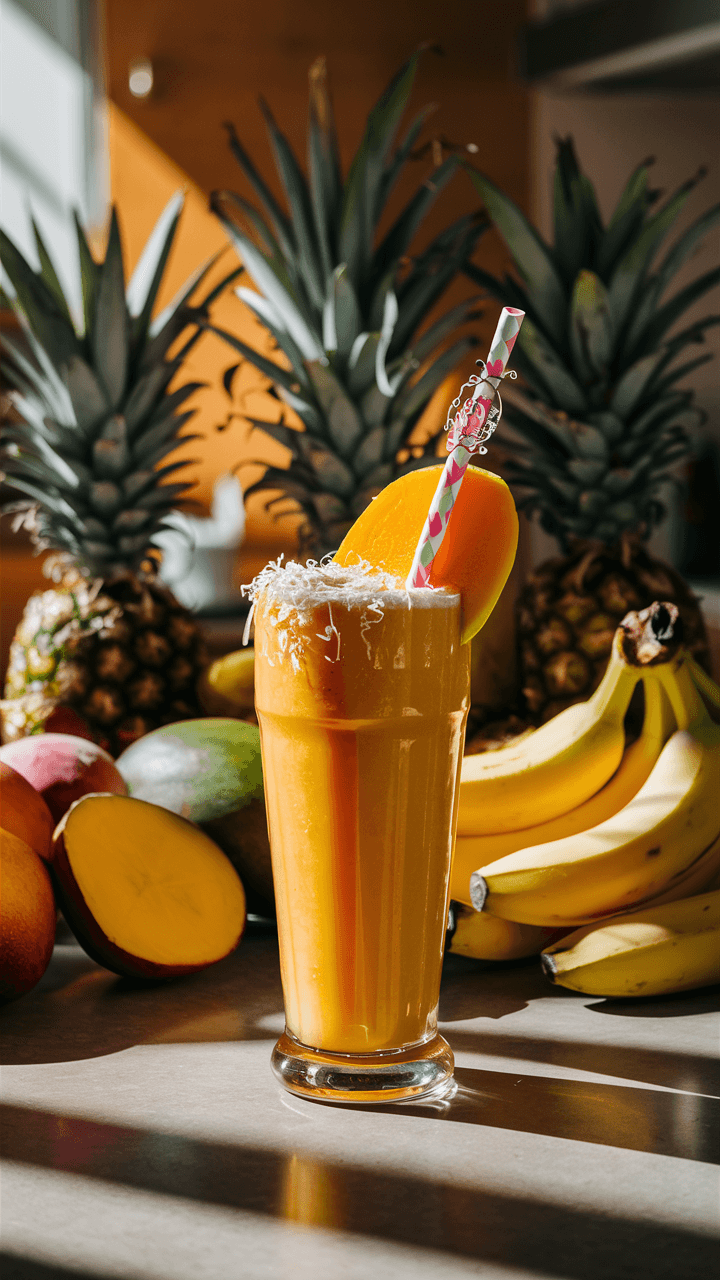 Tropical Mango Energy Smoothie