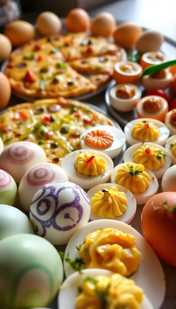 Easter egg dishes Easter egg dishes