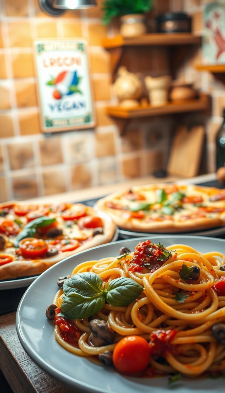 Italian Vegan Pasta & Pizza Recipes