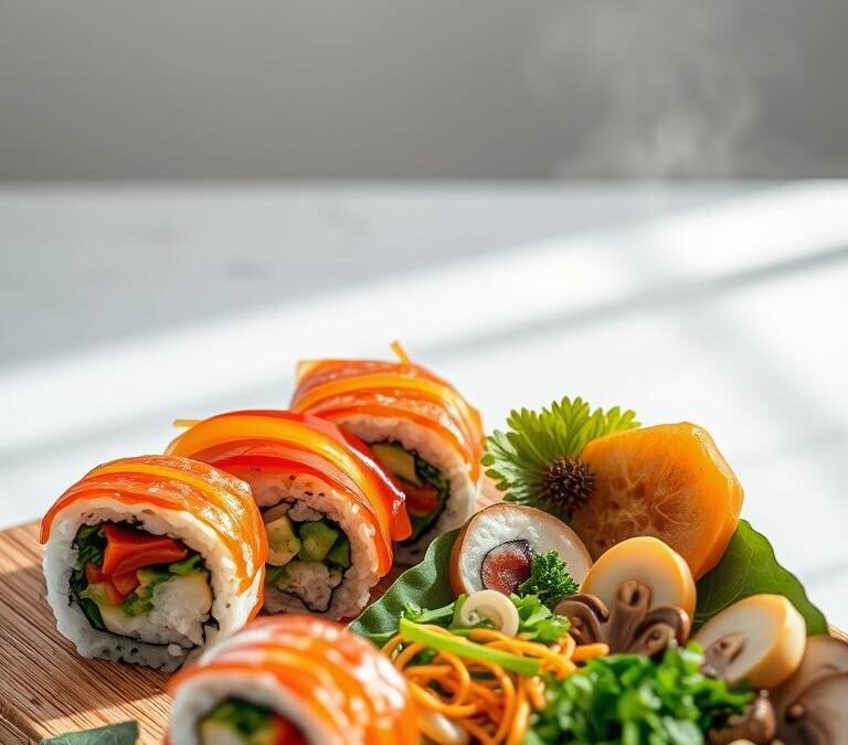 Japanese-Inspired Vegan Sushi & Ramen