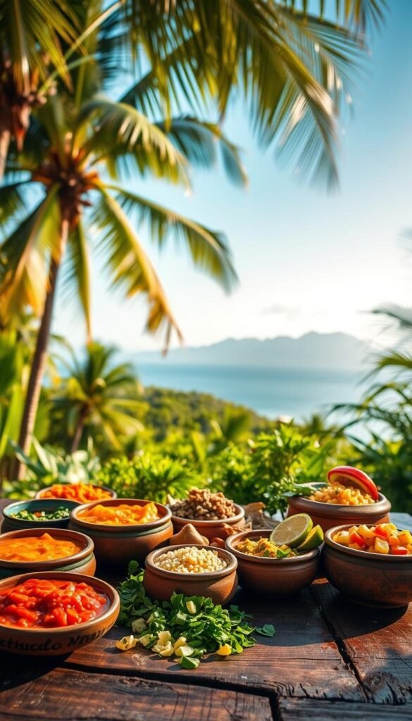 authentic Caribbean vegan dishes