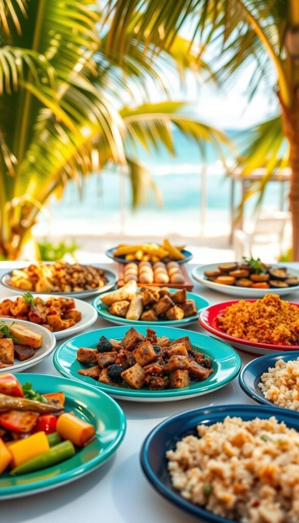 authentic Caribbean vegan dishes