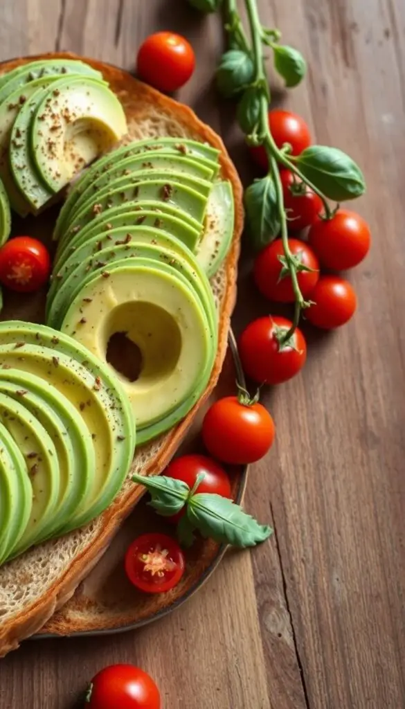 avocado toast healthy snack options