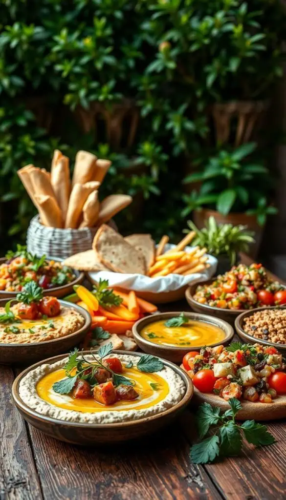plant-based Middle Eastern appetizers plant-based Middle Eastern appetizers