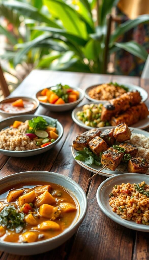 vegan Caribbean dishes