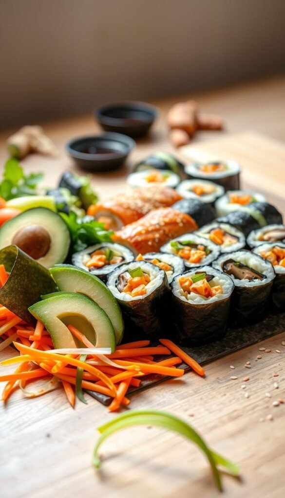 vegan sushi ingredients