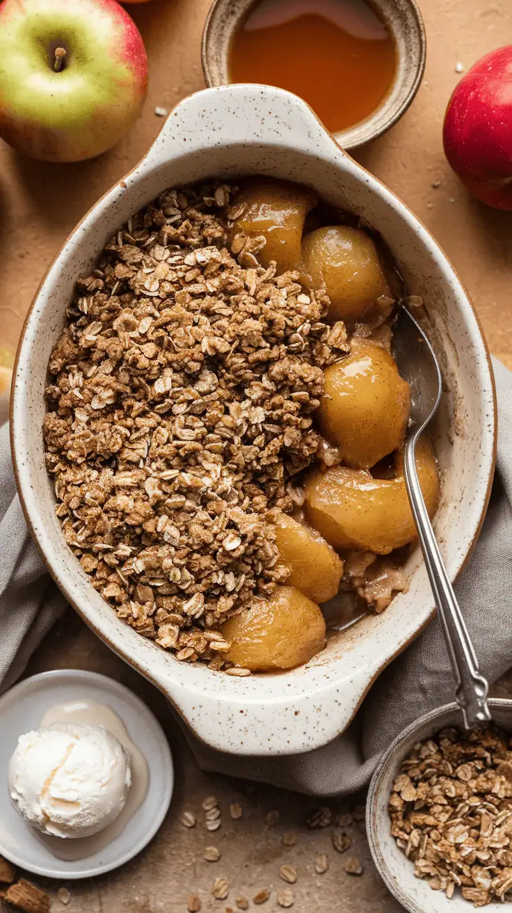 Baked-Apple-Cinnamon-Crumble
