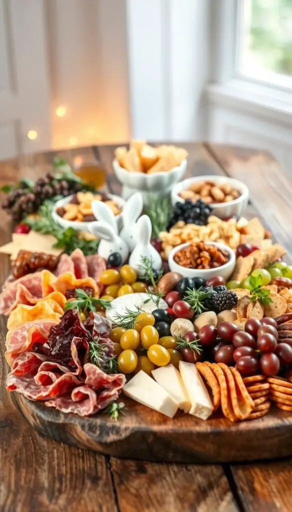 easter charcuterie board arrangement easter charcuterie board arrangement