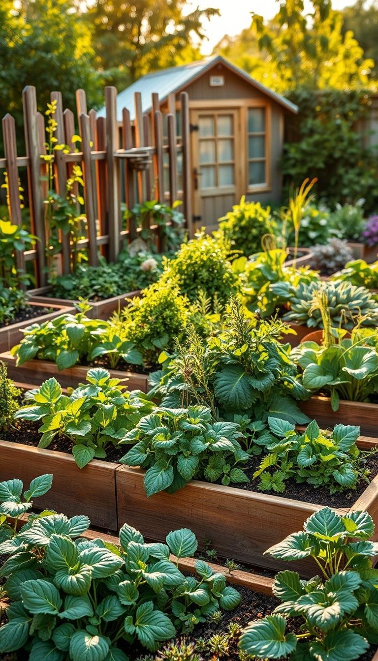 herb vegetable garden