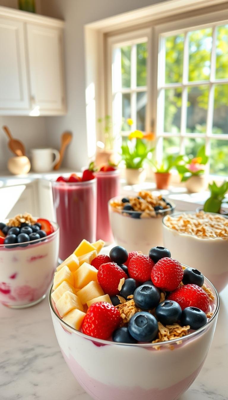 spring smoothie bowls