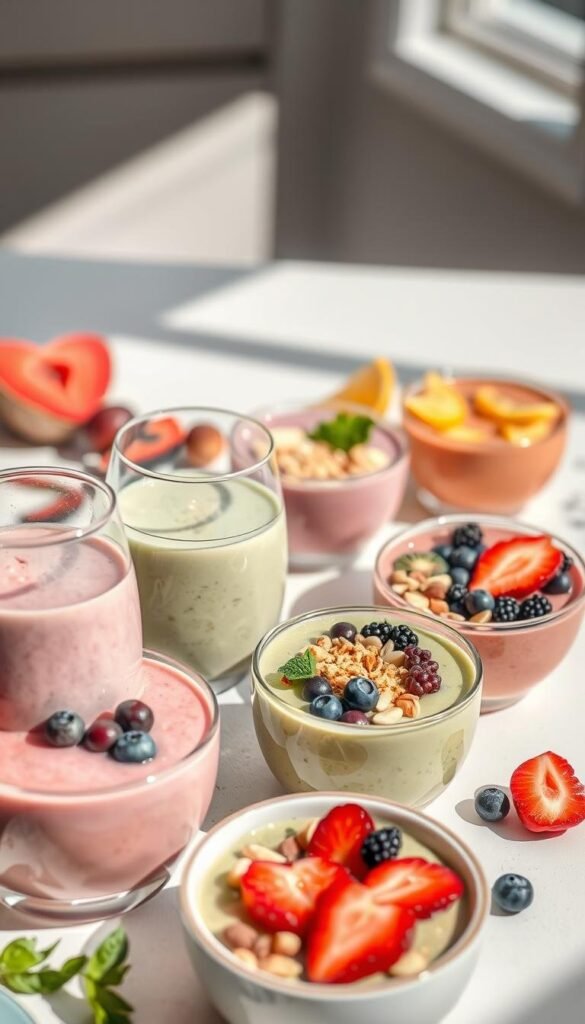 vibrant smoothie bowls
