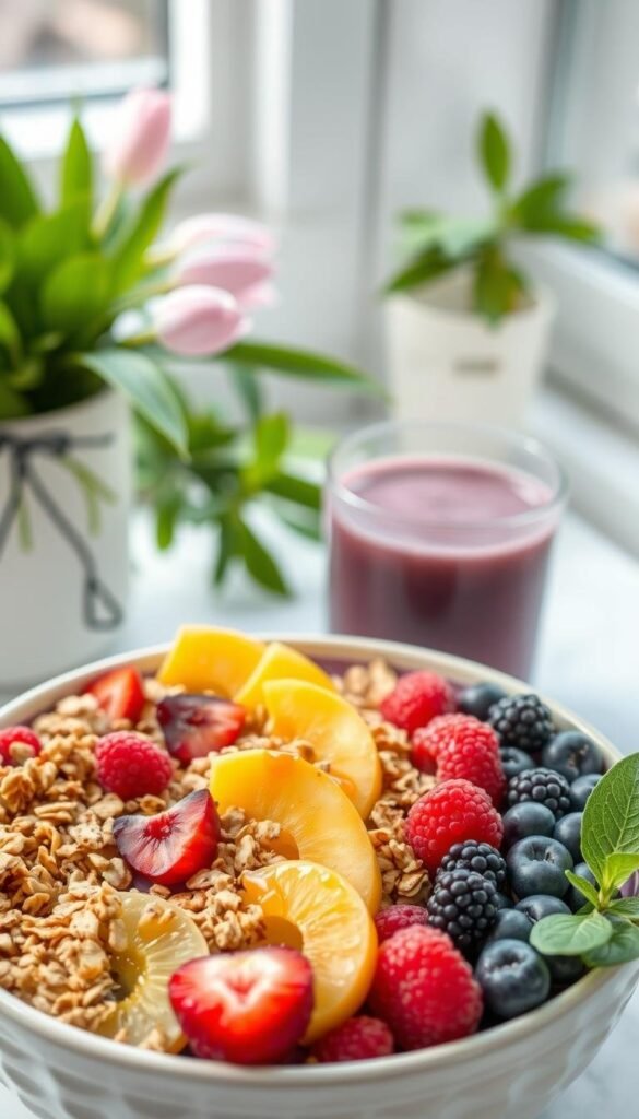 vibrant smoothie bowls