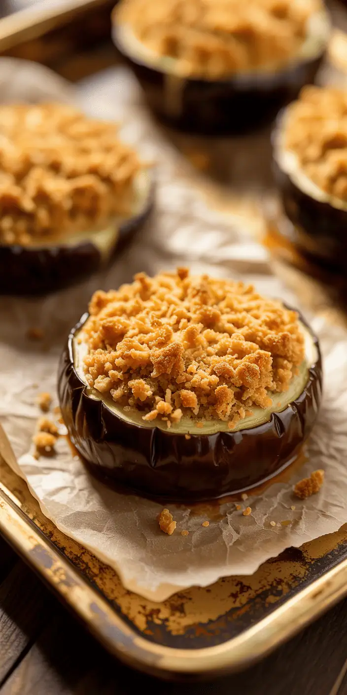 baked eggplant parmesan