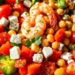 shrimp chickpea salad