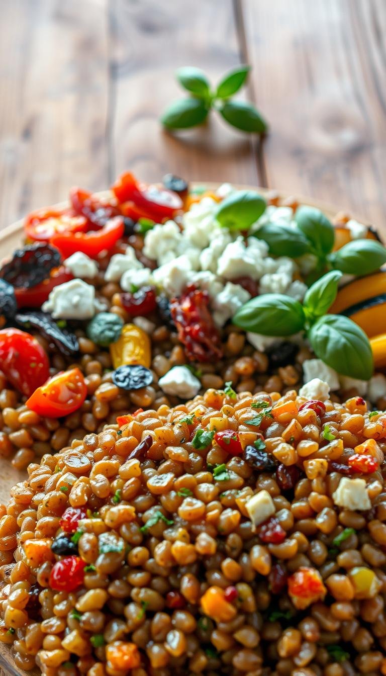 Lentil Salad with Roasted Vegetables
