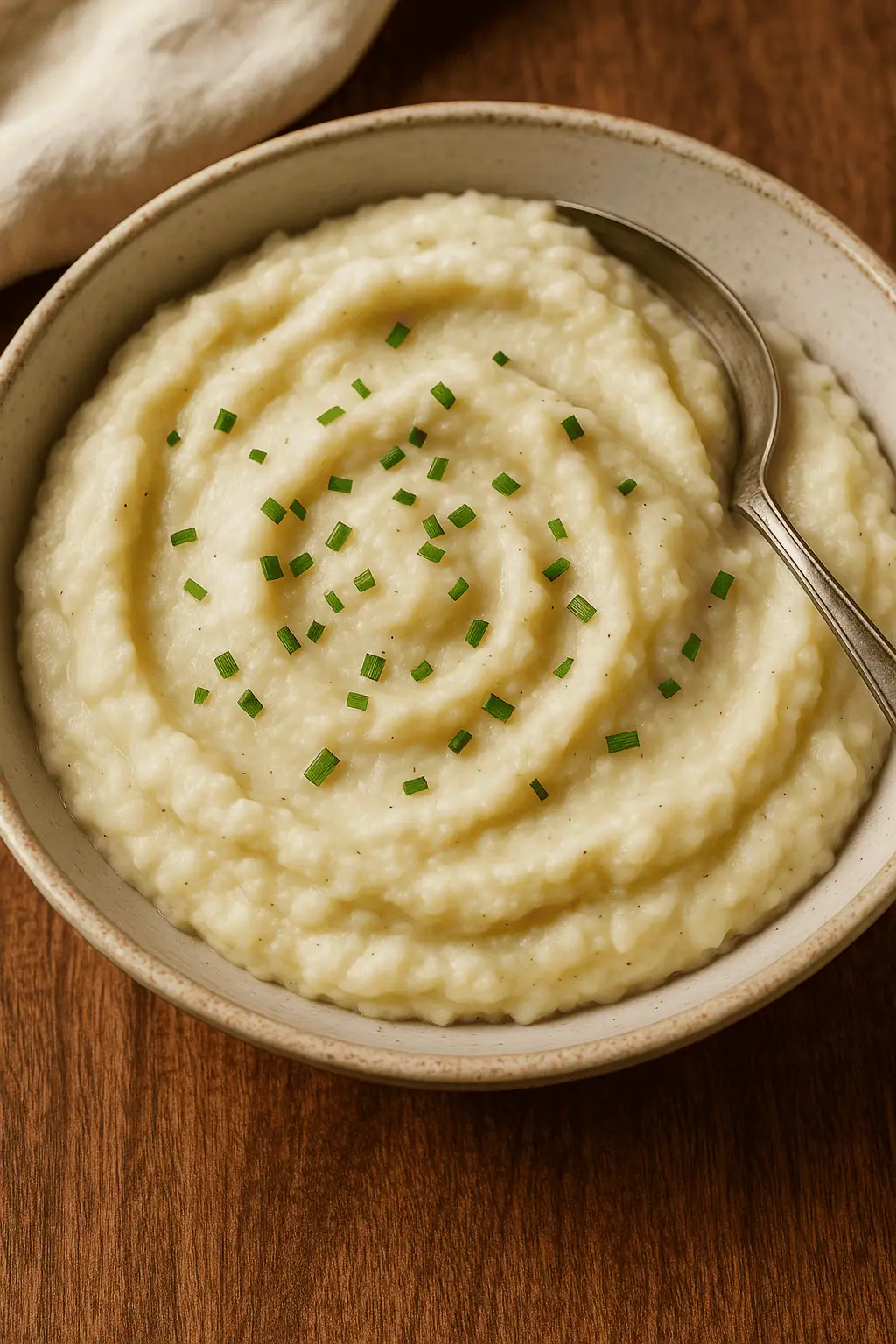 Cauliflower Mash with Chives