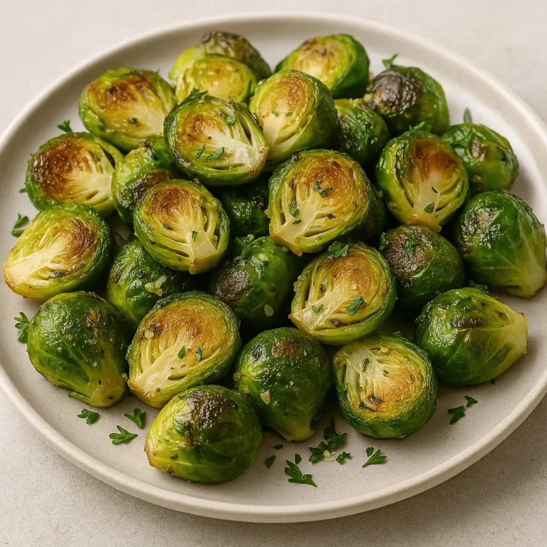Garlic & Herb Roasted Brussels Sprouts
