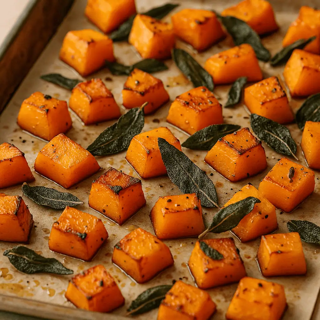 Roasted Butternut Squash with Sage