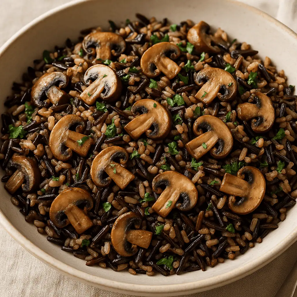 Wild Rice & Mushroom Pilaf